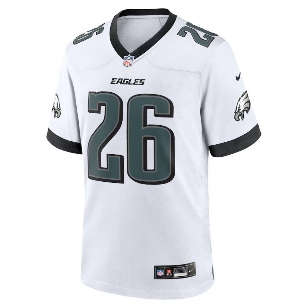 Saquon Barkley Philadelphia Eagles Nike Youth Jersey - White-GridironStore